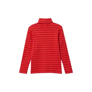 T-shirt a maniche lunghe a collo alto in maglia a coste rigata ragazza s.Oliver image-4