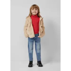 T-shirt a maniche lunghe a collo alto in maglia a coste rigata ragazza s.Oliver image-6