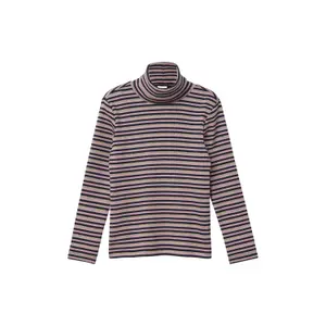 T-shirt a maniche lunghe a collo alto in maglia a coste rigata ragazza s.Oliver image-0