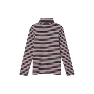 T-shirt a maniche lunghe a collo alto in maglia a coste rigata ragazza s.Oliver image-2