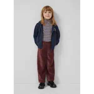 T-shirt a maniche lunghe a collo alto in maglia a coste rigata ragazza s.Oliver image-5
