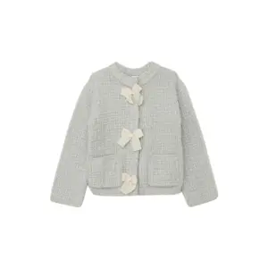 Knit Cardigan with Knots and Snap Buttons Girl s.Oliver image-0