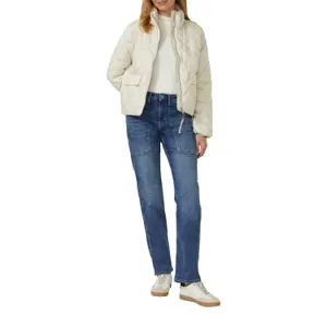 Jeans Regular coupe droite taille mi-haute jambe droite longues poches plaquées femme s.Oliver image-6