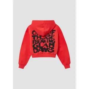 Oversized hoodie με εναλλασσόμενο σχέδιο, πενιχισμένο εσωτερικά κορίτσι s.Oliver image-3