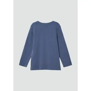 T-shirt μακρυμάνικο από βαμβάκι κανονική γραμμή με τυπωμένο λάστιχο μπροστά για παιδί s.Oliver image-3