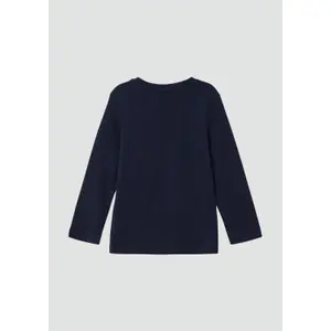T-shirt μακρυμάνικο από βαμβάκι κανονική γραμμή με τυπωμένο λάστιχο μπροστά για παιδί s.Oliver image-3