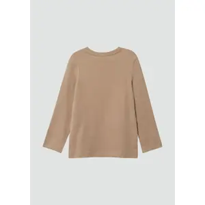 T-shirt μακρυμάνικο από βαμβάκι κανονική γραμμή με τυπωμένο λάστιχο μπροστά για παιδί s.Oliver image-3