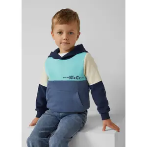 Colorblock Capuchon Sweatshirt, Geborstelde Binnenkant Kind s.Oliver image-6
