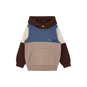 Colorblock Capuchon Sweatshirt, Geborstelde Binnenkant Kind s.Oliver image-0
