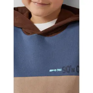 Colorblock Capuchon Sweatshirt, Geborstelde Binnenkant Kind s.Oliver image-5