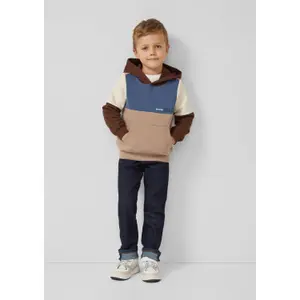 Colorblock Capuchon Sweatshirt, Geborstelde Binnenkant Kind s.Oliver image-6