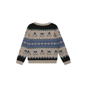 Long Sleeve Round Neck Jacquard Sweater Child s.Oliver image-1