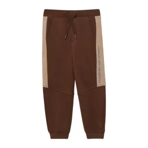 Joggingbyxor med kontrasterande remmar och tryckt detalj för babypojkar s.Oliver image-2