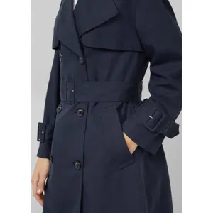 Trenchcoat met riem en dubbele knopen vrouw s.Oliver image-3