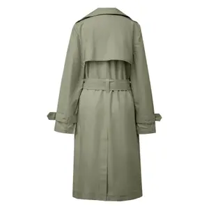 Trenchcoat met riem en dubbele knopen vrouw s.Oliver image-1