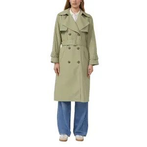 Trenchcoat met riem en dubbele knopen vrouw s.Oliver image-2