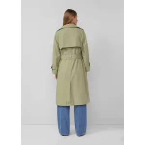 Trenchcoat met riem en dubbele knopen vrouw s.Oliver image-4