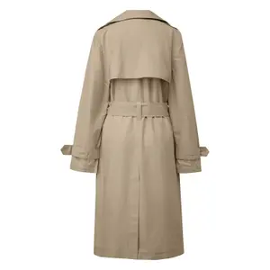 Trenchcoat met riem en dubbele knopen vrouw s.Oliver image-1
