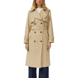 Trenchcoat met riem en dubbele knopen vrouw s.Oliver image-2