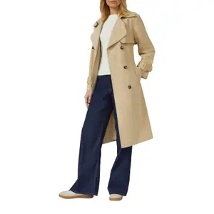 Trenchcoat met riem en dubbele knopen vrouw s.Oliver image-6