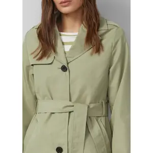 Slim Fit Trench Coat with Belt and Internal Pocket Women s.Oliver image-3