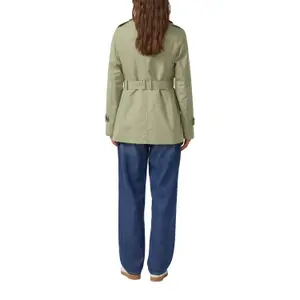 Slim Fit Trench Coat with Belt and Internal Pocket Women s.Oliver image-5