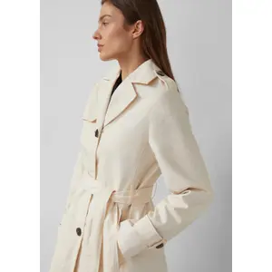 Slim Fit Trench Coat with Belt and Internal Pocket Women s.Oliver image-3