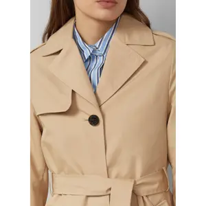 Slim Fit Trench Coat with Belt and Internal Pocket Women s.Oliver image-3