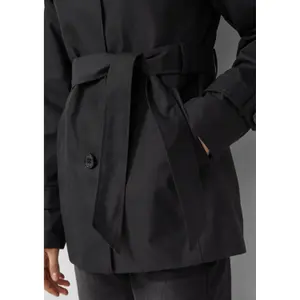 Slim Fit Trench Coat with Belt and Internal Pocket Women s.Oliver image-3