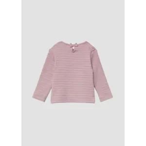 Ribbed Long Sleeve T-Shirt with Snap Buttons for Babies s.Oliver image-3