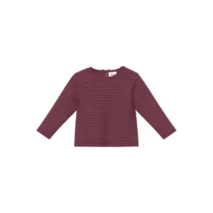 Ribbed Long Sleeve T-Shirt with Snap Buttons for Babies s.Oliver image-0