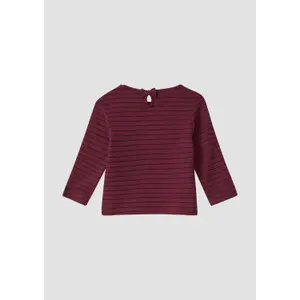 Ribbed Long Sleeve T-Shirt with Snap Buttons for Babies s.Oliver image-3