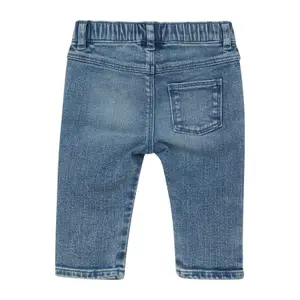 Jeans Straight taglio dritto taglia standard gamba dritta effetto usato con ricamo neonato s.Oliver image-1