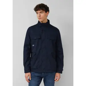 Chaqueta de sarga con cuello alto y bolsillo interior s.Oliver image-5