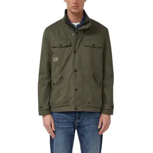 Chaqueta de sarga con cuello alto y bolsillo interior s.Oliver image-2