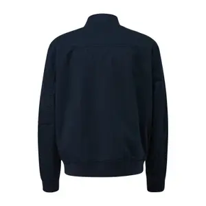 Chaqueta resistente de sarga con cuello bomber y bordes de canalé s.Oliver image-1