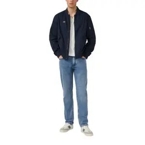 Chaqueta resistente de sarga con cuello bomber y bordes de canalé s.Oliver image-6