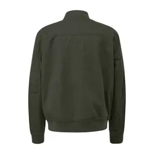 Chaqueta resistente de sarga con cuello bomber y bordes de canalé s.Oliver image-1