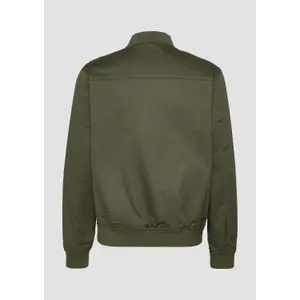 Chaqueta resistente de sarga con cuello bomber y bordes de canalé s.Oliver image-4