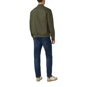 Chaqueta resistente de sarga con cuello bomber y bordes de canalé s.Oliver image-5
