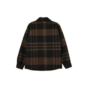 Camisa de cuadros con bolsillo en el pecho y puños para niño s.Oliver image-1