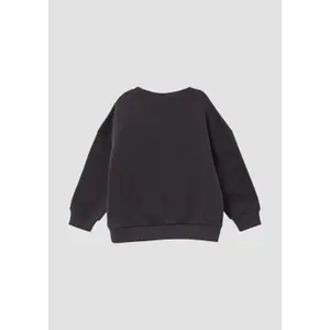 Oversized φούτερ με μοτίβο από παγιέτες, βουρτσισμένο εσωτερικά για κορίτσια s.Oliver image-1