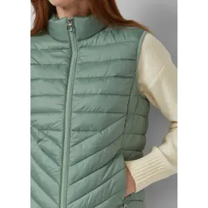Women's Lightweight Sleeveless Down Jacket with High Collar and Packable Feature s.Oliver image-3