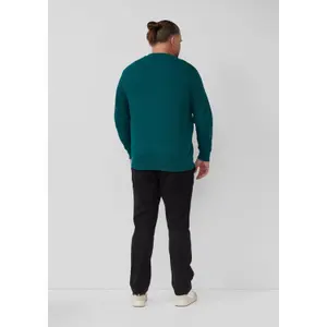 Warmer Sweatshirt mit Artwork Logo Gerade Basis s.Oliver image-4
