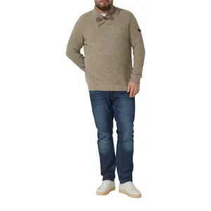 Shawl Collar Sweater with Knitted Pattern Regular Fit s.Oliver image-6