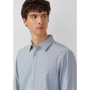 Chemise à manches longues avec col italien et imprimé all-over s.Oliver image-3