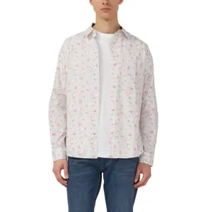 Chemise à manches longues avec imprimé all-over et col italien s.Oliver image-2