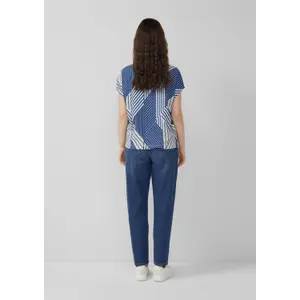 T-shirt με χαλαρή γραμμή και εκτύπωση all-over γυναικείο s.Oliver image-4