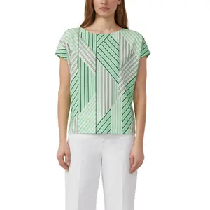 T-shirt με χαλαρή γραμμή και εκτύπωση all-over γυναικείο s.Oliver image-2