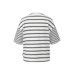 T-shirt oversized ραβδωτό σε μαλακό βαμβακερό ύφασμα γυναίκα s.Oliver image-1